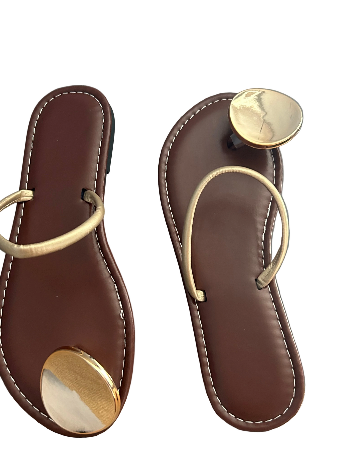 Women's Bow Decor Pointed Toe Ankle Strap Flat Sandals – Black, White, Brown & Red