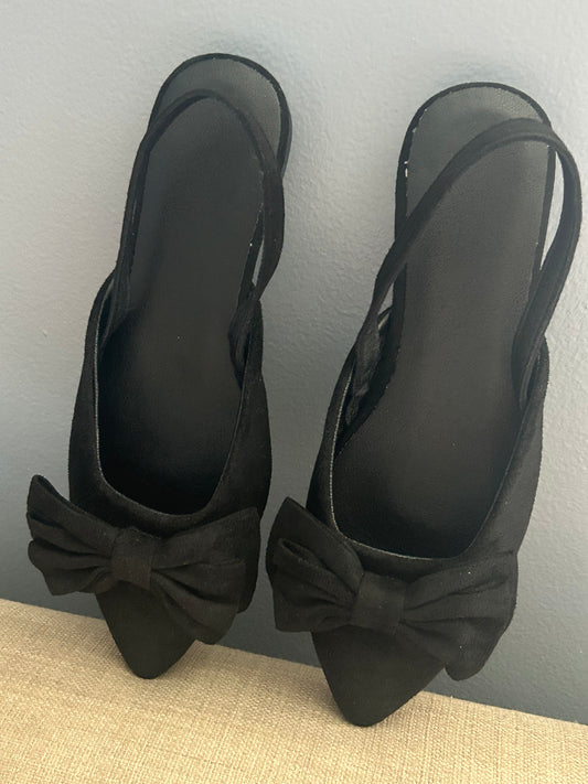 Retro British Style Bow Knot Slip-On Loafers for Women – Platform Chunky Heel